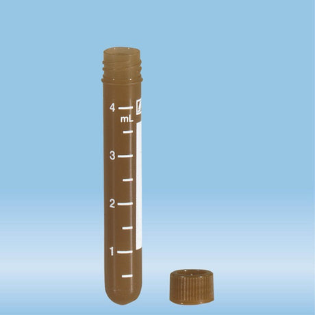 Screw cap tube,4.5 ml,  75 x 12 mm, PP, with print, 1000 Piece(s)