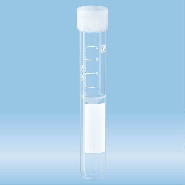 5 ml, 92 x 15.3 mm, conical false bottom, rounded tube bottom, PP, cap assembed, 1000 Piece(s)
