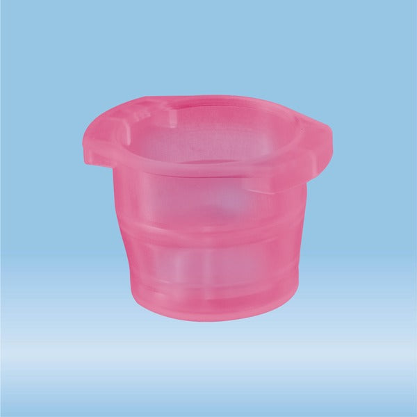 Cap, red, suitable for tubes 12-17 mm, 1000 Piece(s)