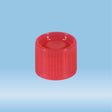 Screw cap, red, suitable for tubes  16-16.5 mm, 1000 Piece(s)