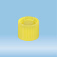 Screw cap, yellow, suitable for tubes  16-16.5 mm, 1000 Piece(s)