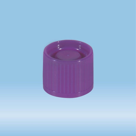 Screw cap, purple, suitable for tubes  16-16.5 mm, 1000 Piece(s)