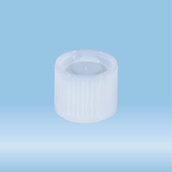 Screw cap, transparent, suitable for tubes 16-16.5 mm, 1000 Piece(s)