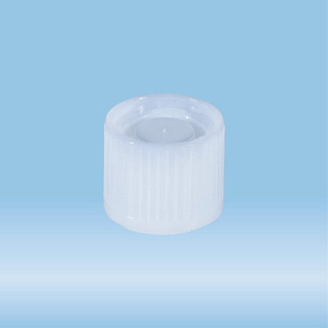 Screw cap, transparent, suitable for tubes  16-16.5 mm, 1000 Piece(s)