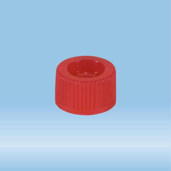 Screw cap, red, suitable for tubes 82 x 13 mm, 1000 Piece(s)