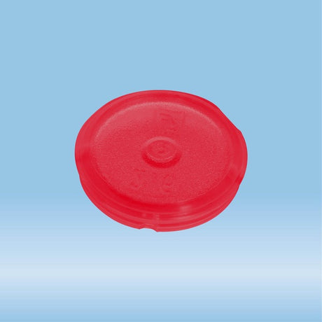 Colour-coded inserts, red, PP, suitable for screw caps 65.712.xxx, 500 Piece(s)