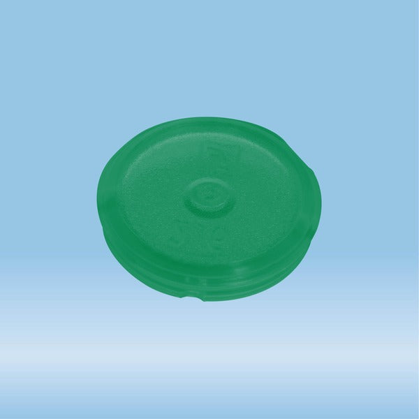 Colour-coded inserts, green, PP, suitable for screw caps 65.712.xxx, 500 Piece(s)