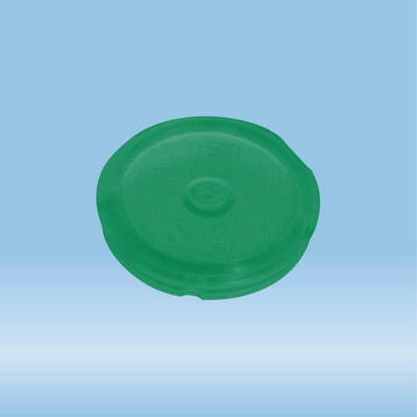 Colour-coded inserts, green, PP, suitable for screw caps 65.712.xxx, 500 Piece(s)