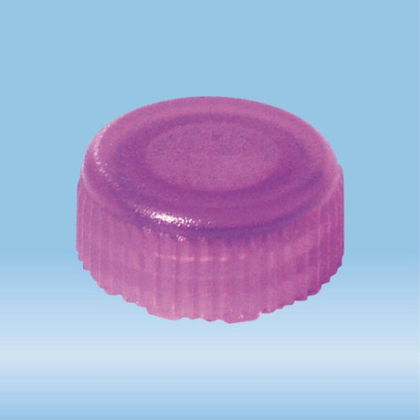 Screw cap, violet, suitable for screw cap micro tubes, 500 Piece(s)