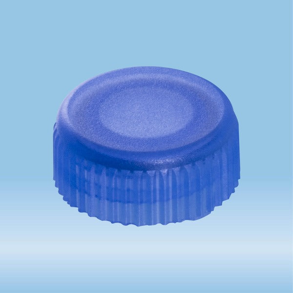 Screw cap, blue, sterile, suitable for screw cap micro tubes, 500 Piece(s)