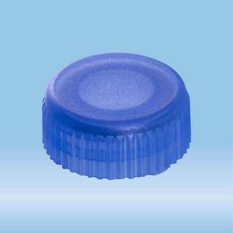 Screw cap, blue, sterile, suitable for screw cap micro tubes, 500 Piece(s)