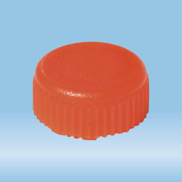 Screw cap, orange, sterile, suitable for screw cap micro tubes, 500 Piece(s)