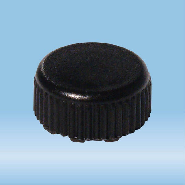 Screw cap, black, sterile, suitable for screw cap micro tubes, 500 Piece(s)