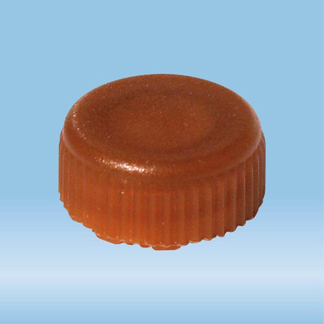 Screw cap, brown, sterile, suitable for screw cap micro tubes, 500 Piece(s)