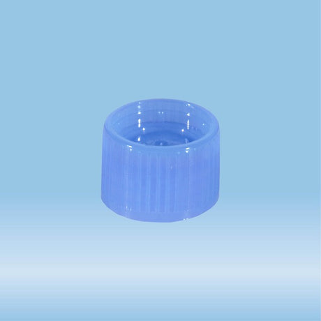 Screw cap, blue, suitable for tubes  15.3 mm, 1000 Piece(s)