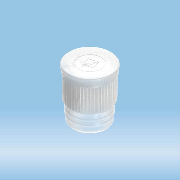Push cap, natural, suitable for tubes 16-17 mm, 1000 Piece(s)