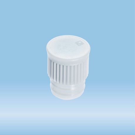 Push cap, transparent, suitable for tubes  15.7 mm, 1000 Piece(s)