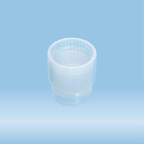 Push cap, transparent, suitable for tubes  13 mm, 1000 Piece(s)