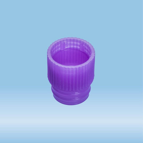 Push cap, violet, suitable for tubes  13 mm, 1000 Piece(s)