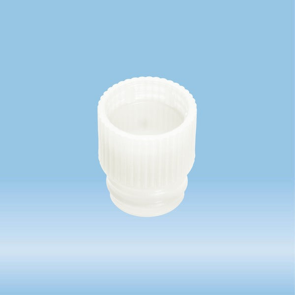 Push cap, white, suitable for tubes 13 mm, 1000 Piece(s)