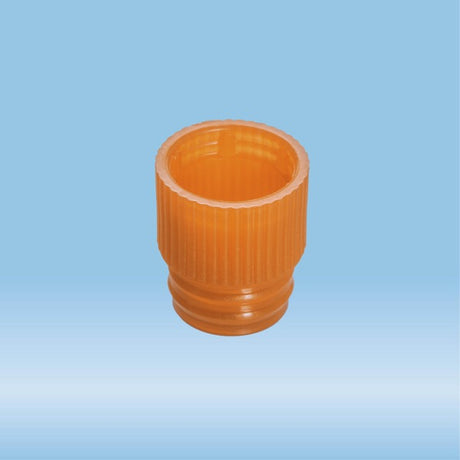 Push cap, orange, suitable for tubes  13 mm, 1000 Piece(s)