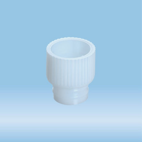 Push cap, transparent, suitable for tubes  12 mm, 1000 Piece(s)