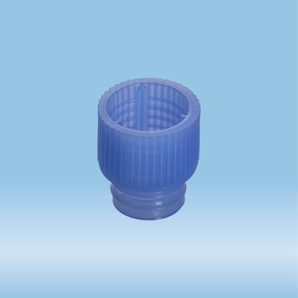Push cap, blue, suitable for tubes 12 mm, 1000 Piece(s)