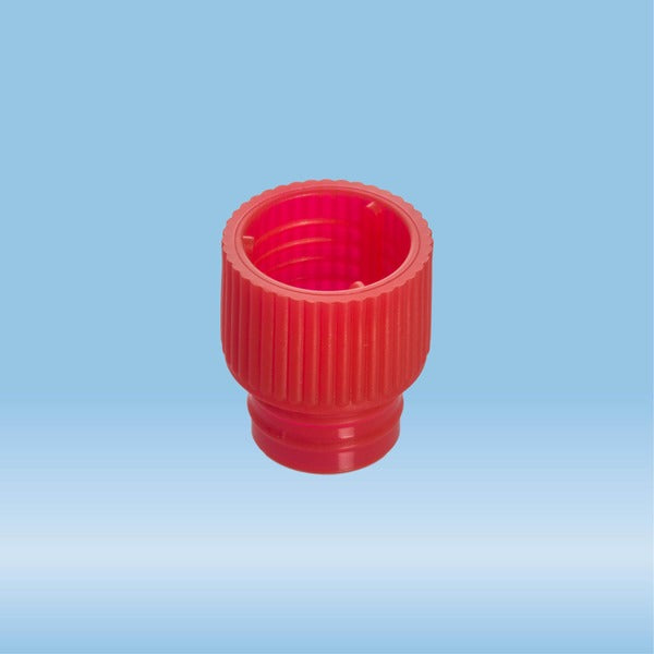 Push cap, red, suitable for tubes 12 mm, 1000 Piece(s)