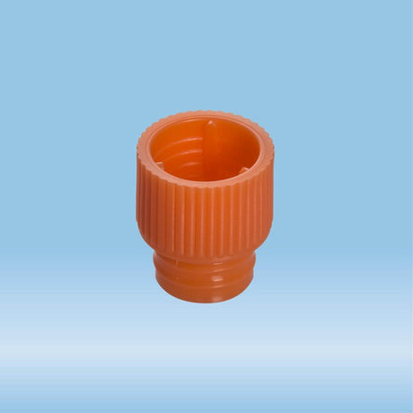 Push cap, orange, suitable for tubes  12 mm, 1000 Piece(s)