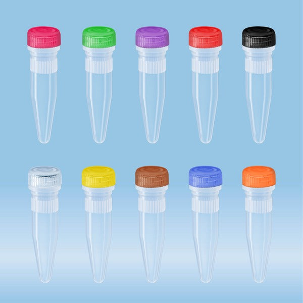 Screw cap micro tube, 1.5 ml, sterile, 1000 Piece(s)