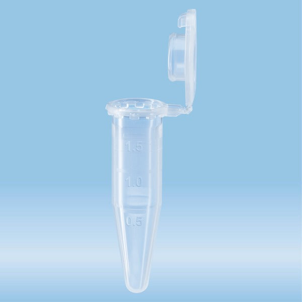 SafeSeal reaction tube, 1.5 ml, PP, PCR Performance Tested, Low DNA-binding, 200 Piece(s)