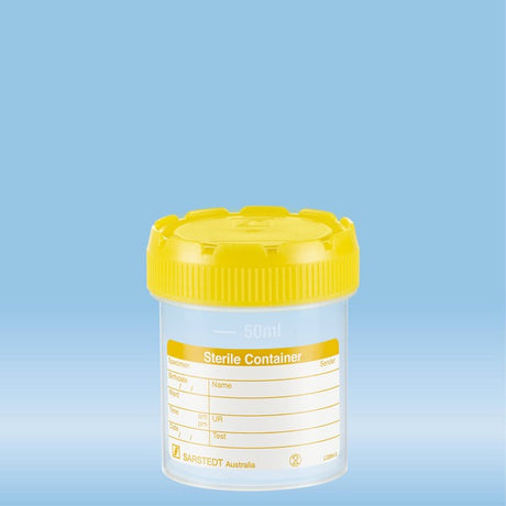 Multi-purpose container, 70 ml,  55 x 44 mm, graduated, PP, with paper label, 200 Piece(s)
