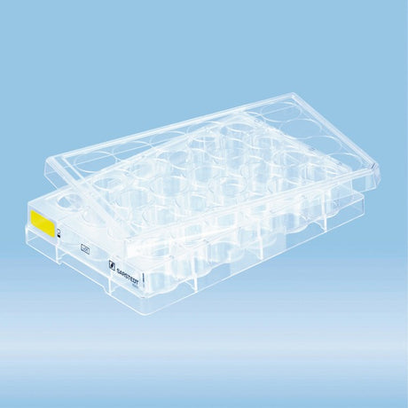 Cell culture plate, 24 well, surface: Cell+, flat base, 50 Piece(s)