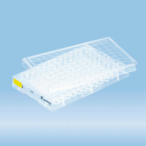 Cell culture plate, 96 well, surface: Cell+, flat base, 50 Piece(s)