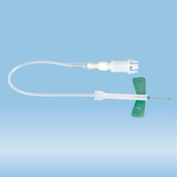 Safety-Multifly needle, 21G x 3/4'', green, tube length: 200 mm, 1 piece(s)/blister, 120 Piece(s)