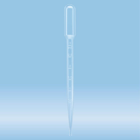 Transfer pipette, 3.5 ml, (LxW): 155 x 15 mm, LD-PE, transparent, 500 Piece(s)