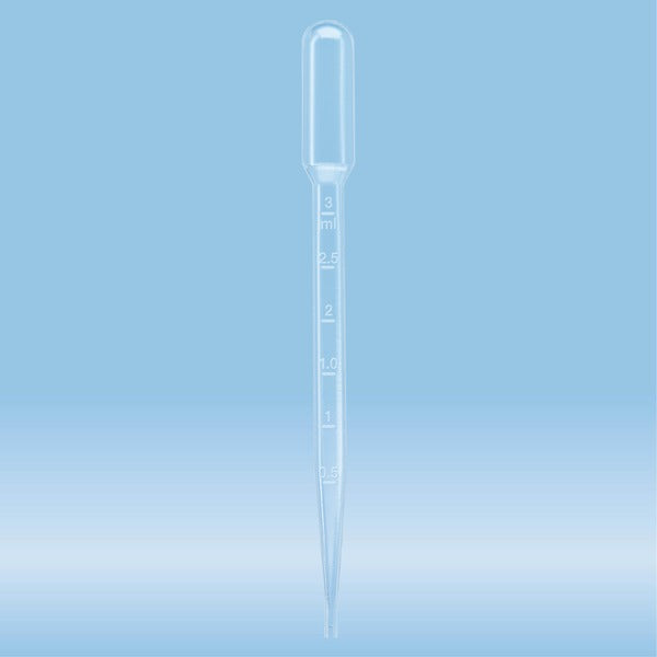 Transfer pipette, 3.5 ml, (LxW): 155 x 15 mm, LD-PE, transparent, 500 Piece(s)