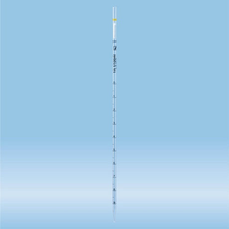 Serological pipette, with tip, plugged, 1 ml, sterile, non-pyrogenic/endotoxin-free, non-cytotoxic,, 1000 Piece(s)