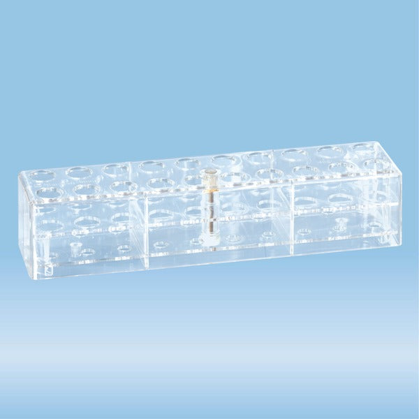 Rack, PC, format: 10 x 2, suitable for tubes, all S-Monovette diameters, 1 Piece(s)