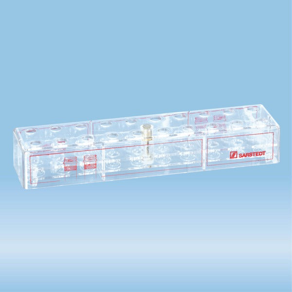 Rack, PC, format: 10 x 2, suitable for screw cap micro tubes, 1 Piece(s)
