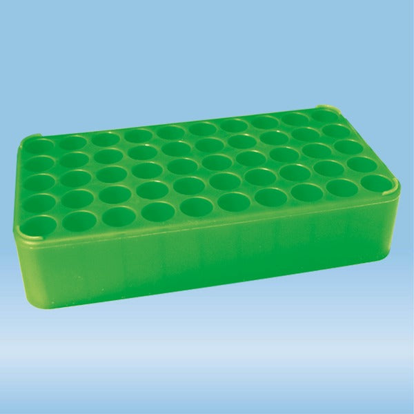 S-Monovette rack D17, opening: 17 mm, 5 x 10, green, 1 Piece(s)