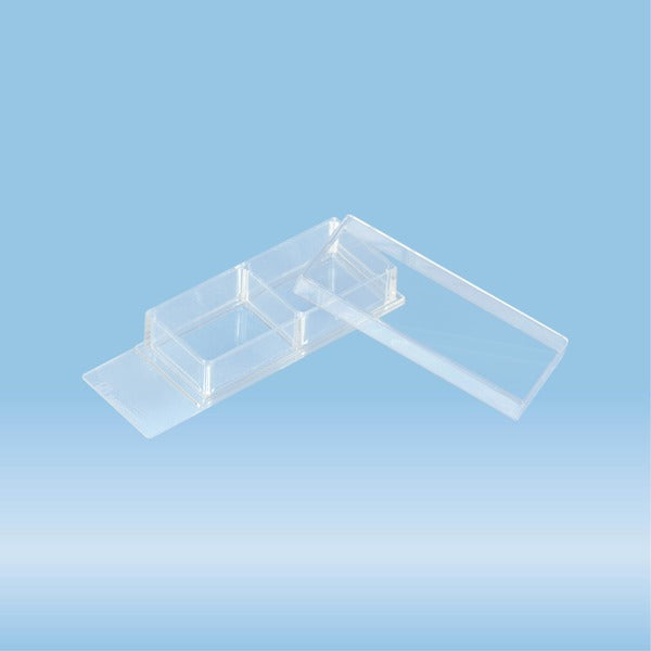x-well cell culture chamber, 2-well, on PCA slide, removable frame, 6 Piece(s)