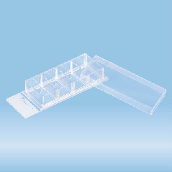 x-well cell culture chamber, 4-well, on glass slide, removable frame, 6 Piece(s)