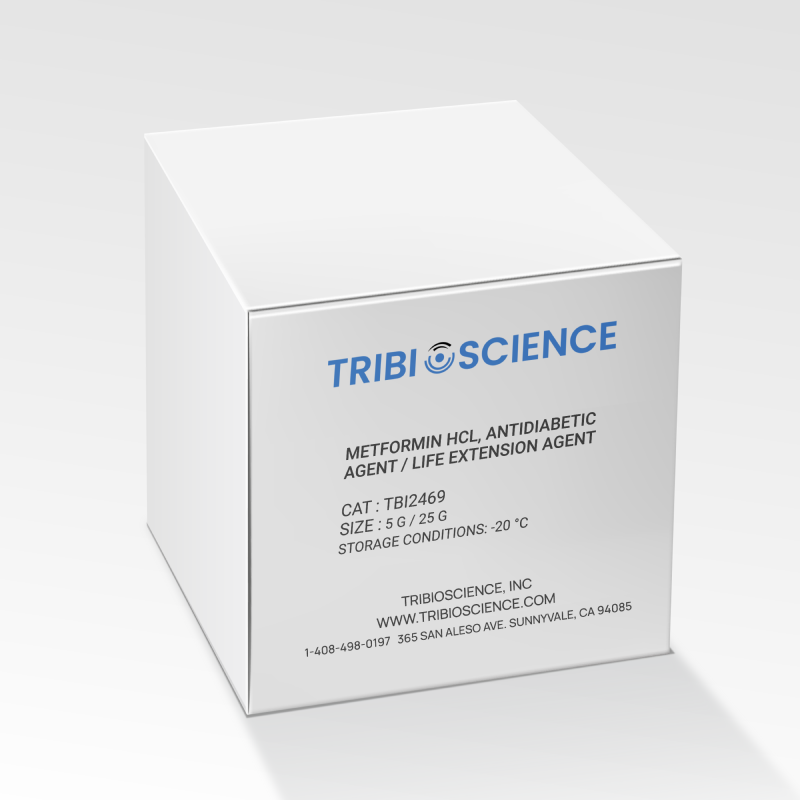 Metformin HCl, Antidiabetic agent / Life extension agent (TBI2469)