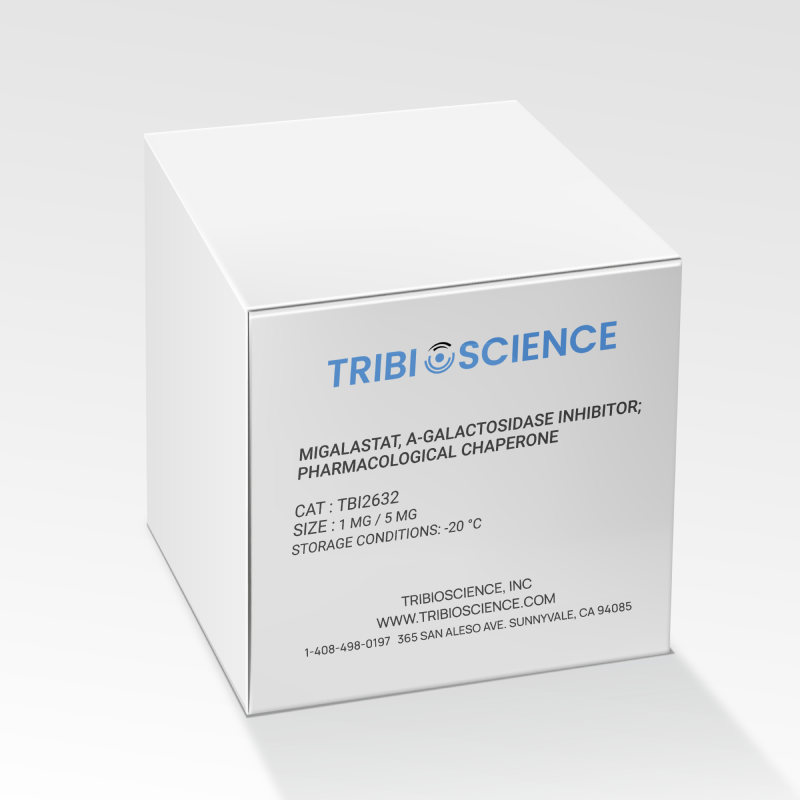 Migalastat, α-galactosidase inhibitor; pharmacological chaperone (TBI2632)