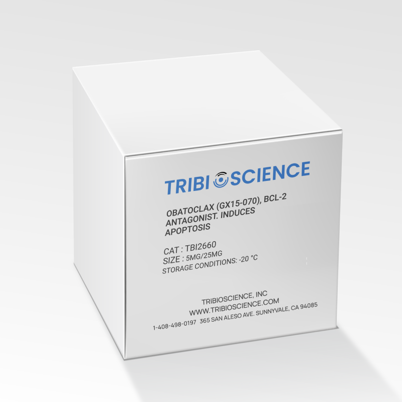 Obatoclax (GX15-070), Bcl-2 antagonist. Induces apoptosis (TBI2660)