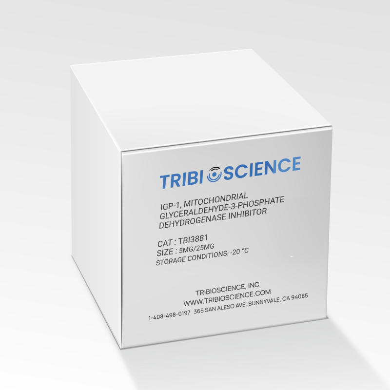 iGP-1, Mitochondrial glyceraldehyde-3-phosphate dehydrogenase inhibitor (TBI3881)