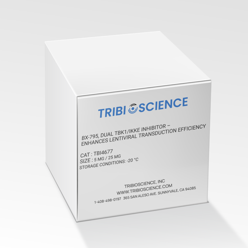 BX-795, Dual TBK1/IKKε inhibitor – enhances lentiviral transduction efficiency (TBI4677)