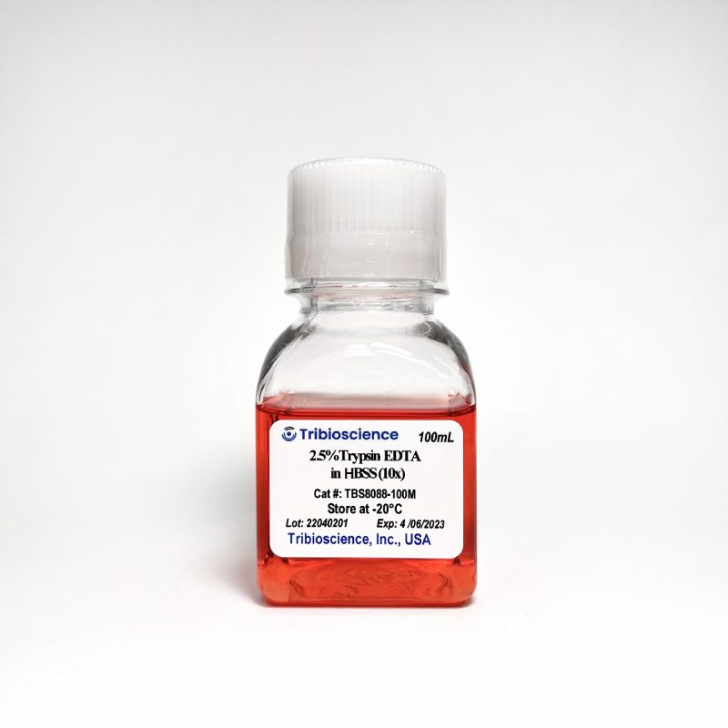 2.5% Trypsin-EDTA(10x) in HBSS, No Phenol Red; pH7.2-8.0