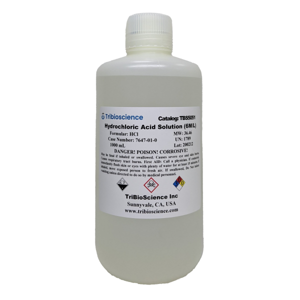 6M Hydrochloric Acid (HCl) Solution